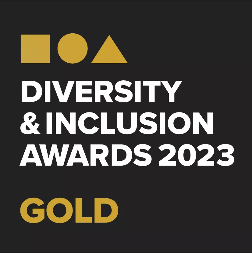 Diversity & Inclusion awards 2023 gold